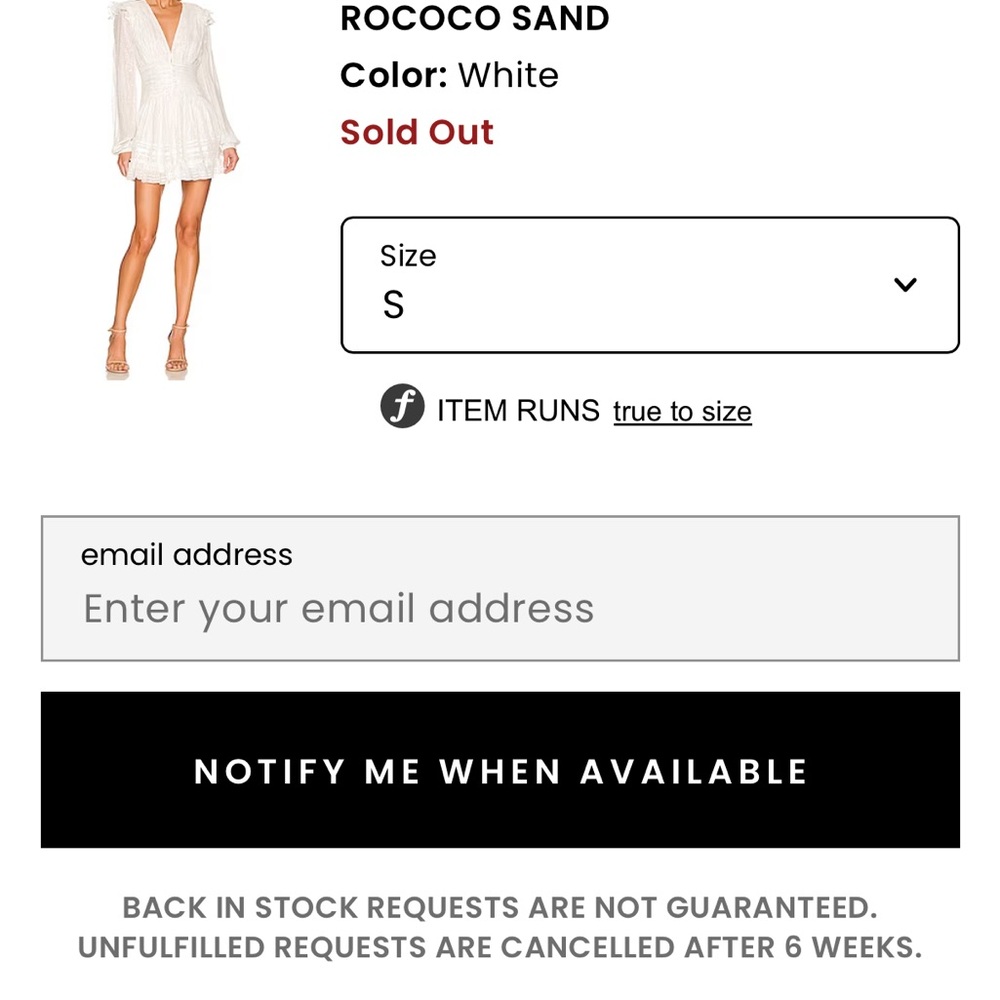 Rococo Sand White Ruffled short Dress - Picture 7 of 13